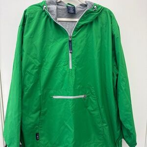 Charles River Apparel Gray and Green Jacket